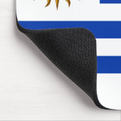 Uruguay-Flagge Mousepad (Ecke)