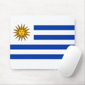 Uruguay-Flagge Mousepad (Mit Mouse)