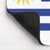 Uruguay-Flagge Mousepad (Ecke)