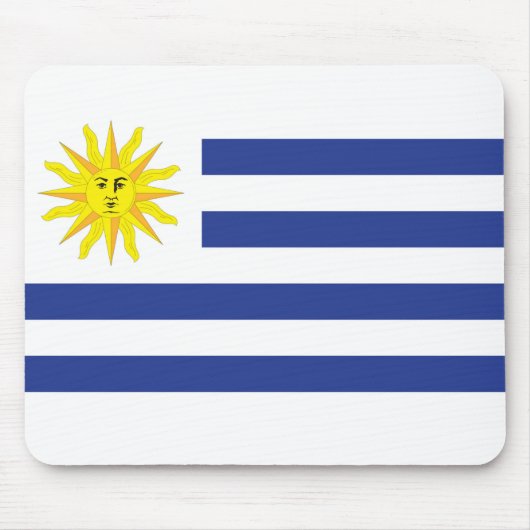 Uruguay-Flagge Mousepad (Vorne)