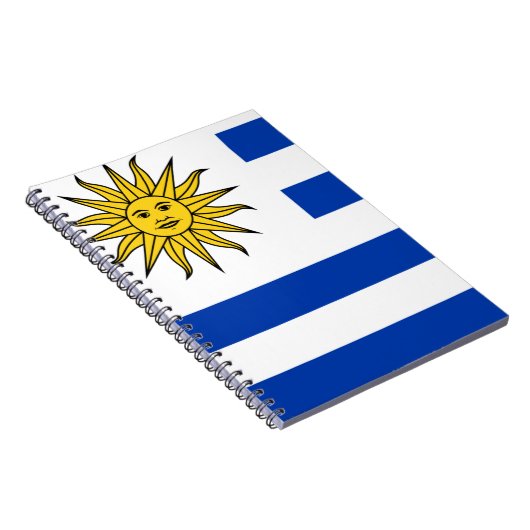 Uruguay-Flagge Notizblock (Rechte Seite)