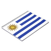 Uruguay-Flagge Notizblock (Linke Seite)