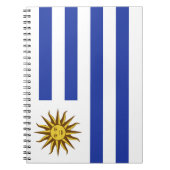 Uruguay-Flagge Notizblock (Vorderseite)