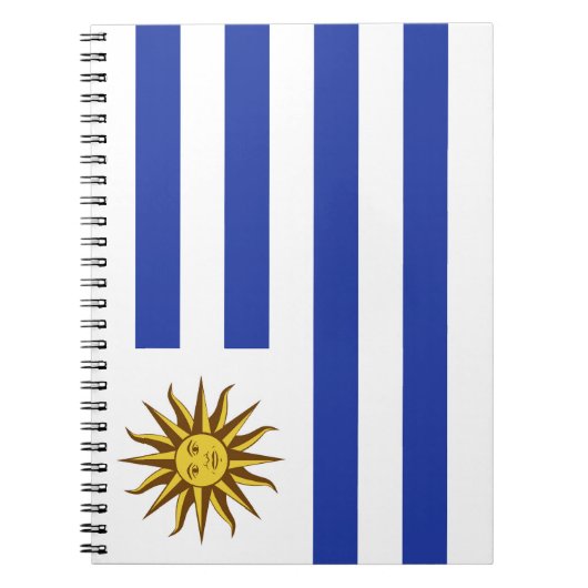 Uruguay-Flagge Notizblock (Vorderseite)