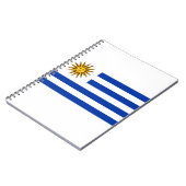 Uruguay-Flagge Notizblock (Linke Seite)