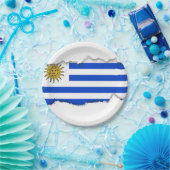 Uruguay-Flagge Pappteller (Party)
