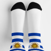 Uruguay-Flagge Patriotischer Uruguayischer Nationa Socken (Oben)
