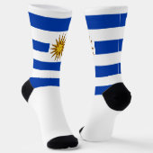 Uruguay-Flagge Patriotischer Uruguayischer Nationa Socken (Gewinkelt)