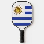 Uruguay-Flagge Pickleball Schläger (Rückseite)