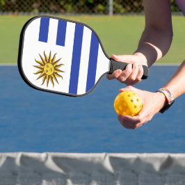 Uruguay-Flagge Pickleball Schläger