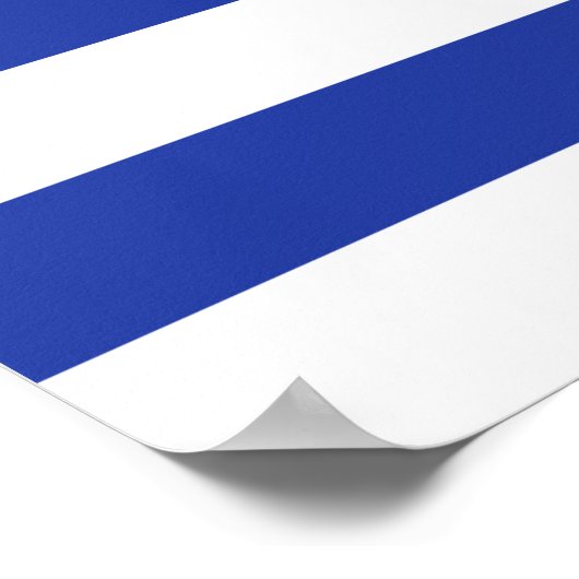 Uruguay-Flagge Poster (Ecke)