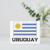 Uruguay-Flagge Postkarte (Stehend Vorderseite)