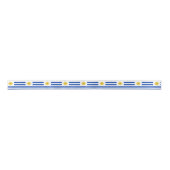 Uruguay-Flagge Satinband (Vorderseite)