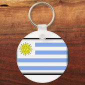 Uruguay-Flagge Schlüsselanhänger (Vorderseite)