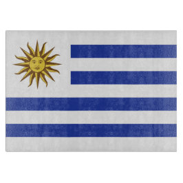 Uruguay-Flagge Schneidebrett