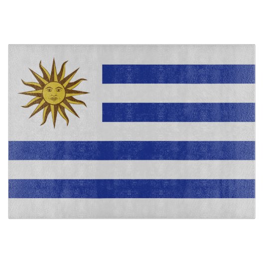 Uruguay-Flagge Schneidebrett (Vorderseite)