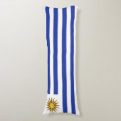 Uruguay-Flagge Seitenschläferkissen (Vorderseite Vertikal)