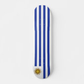 Uruguay-Flagge Skateboard (Vorne)