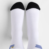 Uruguay-Flagge Socken (Oben)
