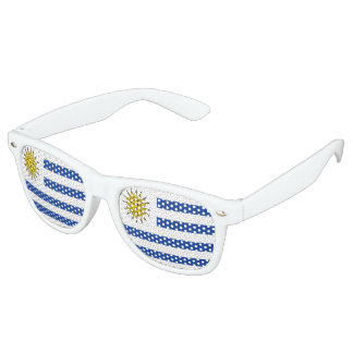 Uruguay-Flagge Sonnenbrille