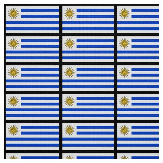 Uruguay-Flagge Stoff (Muster)