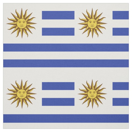 Uruguay-Flagge Stoff (Muster)