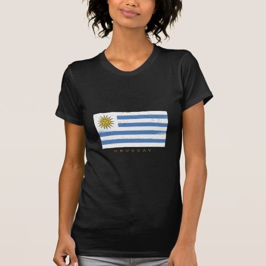 Uruguay-Flagge T-Shirt (Vorderseite)