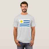 Uruguay-Flagge T-Shirt (Vorne ganz)
