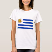 Uruguay-Flagge T-Shirt (Vorderseite)