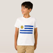 Uruguay-Flagge T-Shirt (Vorne ganz)