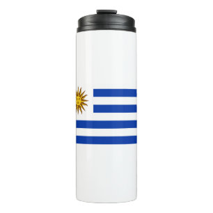 Uruguay-Flagge Thermosbecher