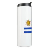 Uruguay-Flagge Thermosbecher (Nach links gedreht)