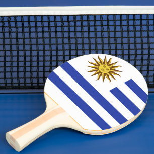 Uruguay-Flagge Tischtennis Schläger