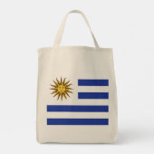 Uruguay-Flagge Tragetasche (Rückseite)