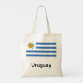 Uruguay-Flagge Tragetasche (Rückseite)