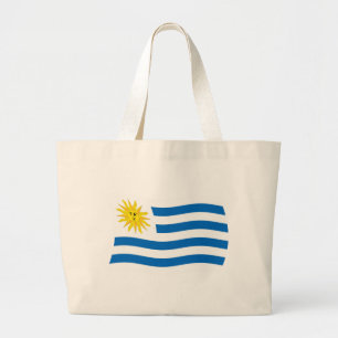Uruguay-Flagge-Tragetasche Jumbo Stoffbeutel