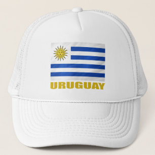 Uruguay-Flagge Truckerkappe
