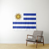 Uruguay-Flagge Wandteppich (Beispiel (Horizontal))