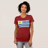 Uruguay-Flaggen-T - Shirt (Vorne ganz)