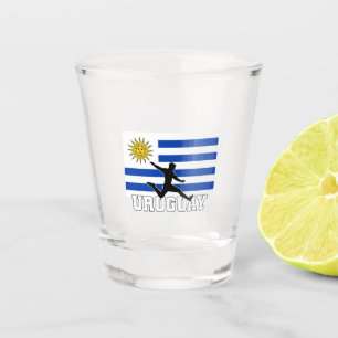 Uruguay Football Fußballnationalmannschaft Shootgl Schnapsglas