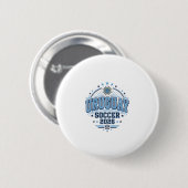 Uruguay Fußball 2026 Fußball Fett Land Typografie Button (Vorne & Hinten)