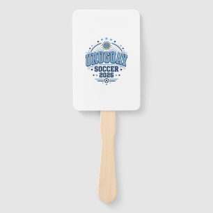 Uruguay Fußball 2026 Fußball Fett Land Typografie Fächer