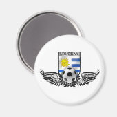 Uruguay-Fußball-Emblem Magnet (Vorderseite/Rückseite)