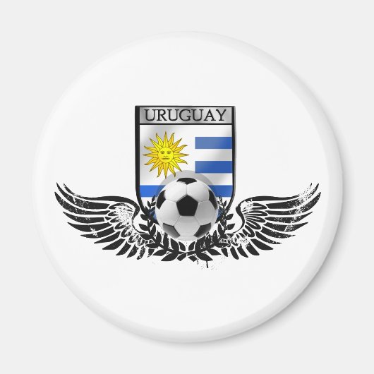 Uruguay-Fußball-Emblem Magnet (Vorne)