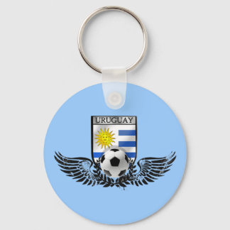 Uruguay-Fußball-Emblem Schlüsselanhänger