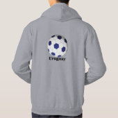 Uruguay Fußball Hoodie (Rückseite)