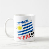 Uruguay-Fußball-Team Kaffeetasse (Links)