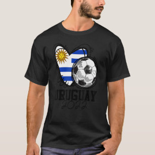 Uruguay Fußball-Uruguayische Flagge Liebe Land Pri T-Shirt