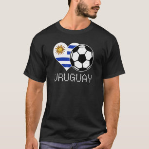 Uruguay Fußball-Uruguayische Flagge Liebe Land Pri T-Shirt
