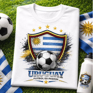 Uruguay Fußballfan Fußball Weltmeisterschaft Anhän T-Shirt